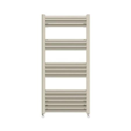 Brushed Aluminium Heated Towel Rail Radiator 1000 x 500mm - Eton