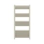 Brushed Aluminium Heated Towel Rail Radiator 1000 x 500mm - Eton