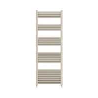 Brushed Aluminium Heated Towel Rail Radiator 1400 x 500mm - Eton 