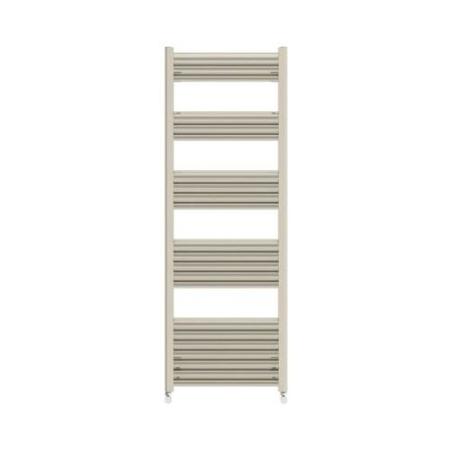 Brushed Aluminium Heated Towel Rail Radiator 1400 x 500mm - Eton 