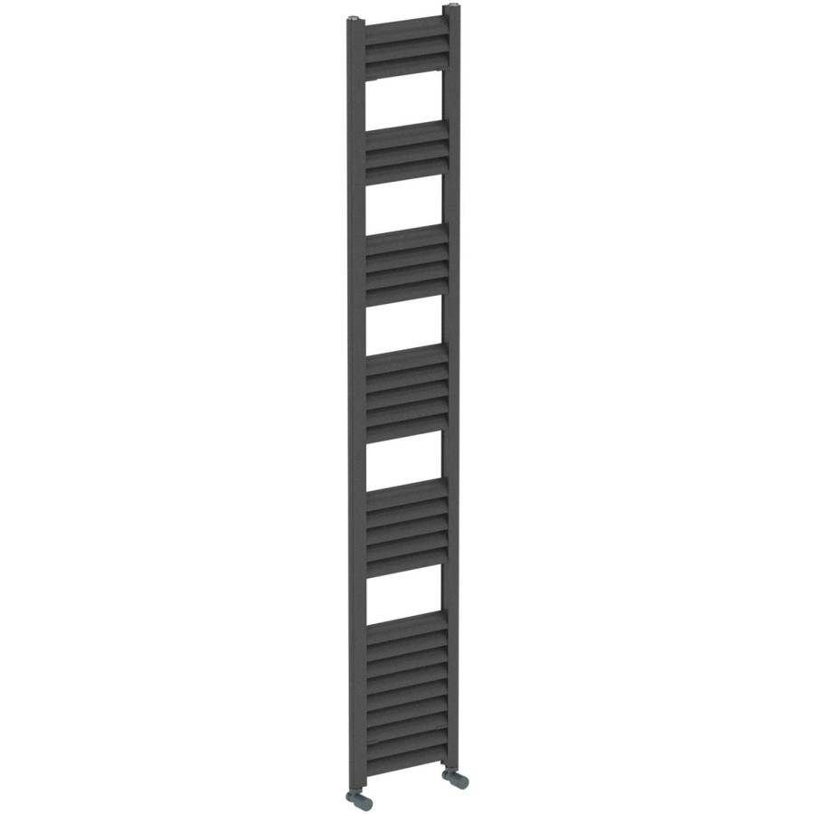 Eton Anthracite Heated Towel Rail - 1800 x 300mm