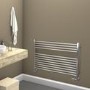 ONLY OPENED - Towelrads Pisa Chrome Horizontal Towel Radiator 800 x 1000mm