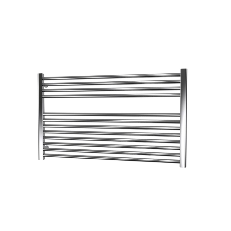 ONLY OPENED - Towelrads Pisa Chrome Horizontal Towel Radiator 800 x 1000mm