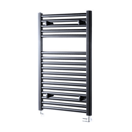 Pisa Anthracite Heated Towel Rail - 800 x 600mm