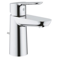 GRADE A1 - Grohe BauEdge Mono Basin Mixer Tap with Pop-up Waste