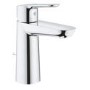 Grohe BauEdge Mono Basin Mixer Tap with Waste - Chrome