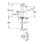 ONLY OPENED - Grohe BauEdge Tall Basin Mixer Tap