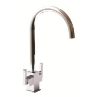 1810 Sink Company Chrome Twin Lever Aerated Mixer Kitchen Tap - Ruscello