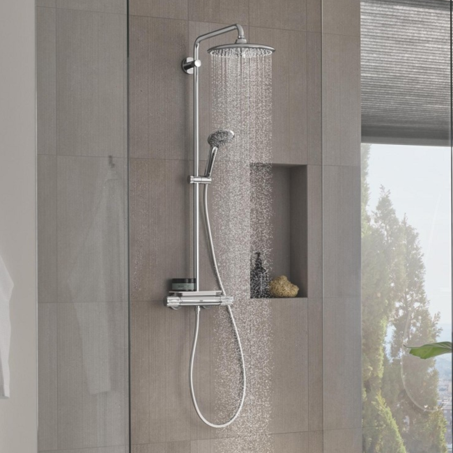 Grohe Vitalio Joy 260 - Cool Touch Thermostatic Mixer Shower