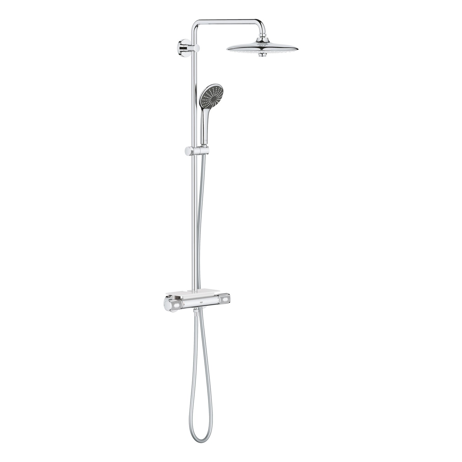Grohe Chrome Vitalio Joy 260 - Cool Touch Thermostatic Mixer Shower Set