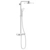 Grohe 310 Duo Smart Control Mixer Bar Shower with Round Overhead &amp; Handset