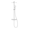 Grohe 310 Duo Smart Control Mixer Bar Shower with Round Overhead &amp; Handset