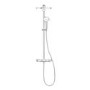 GRADE A1 - Grohe Round Rainshower SmartControl 310 DUO Shower System - Moon White