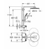 Grohe 310 Duo Smart Control Mixer Bar Shower with Round Overhead &amp; Handset