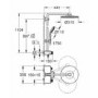 GRADE A1 - Grohe Round Rainshower SmartControl 310 DUO Shower System - Moon White