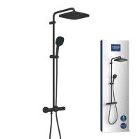 ONLY OPENED - GROHE QuickFix Vitalio Comfort 250 Shower System with Thermostat Wall Mounting