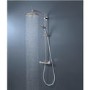 Chrome Thermostatic Mixer Shower System - Grohe Vitalio Joy
