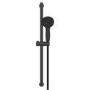 Grohe QuickFix Vitalio Start  Black Round Adjustable Height Slide Rail Kit with Hand Shower