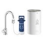 GRADE A1 - Box Opened Grohe Red Mono Instant Boiling Water Tap Single Lever with M Size Boiler in Chrome