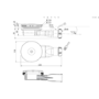Wirquin 90mm Slim Shower Waste Dome Waterseal