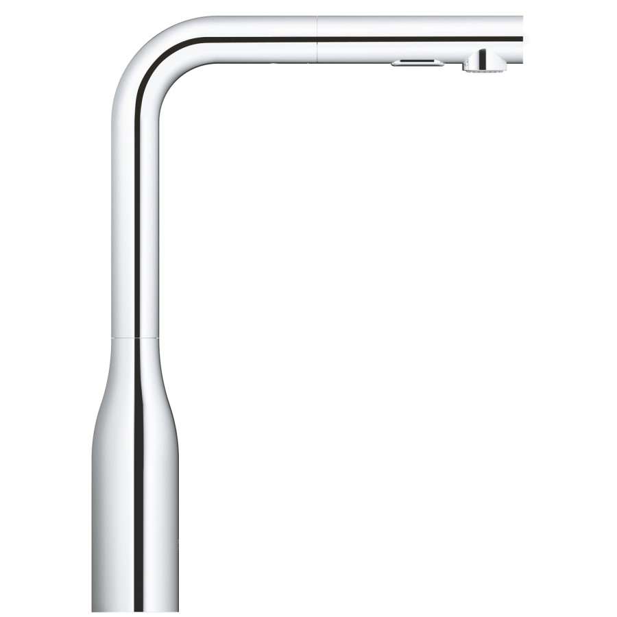 Grohe Chrome Single Lever Pull Out Spray Kitchen Mixer Tap