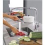 Grohe Chrome Single Lever Pull Out Spray Kitchen Mixer Tap