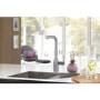 Grohe Chrome Single Lever Pull Out Spray Kitchen Mixer Tap