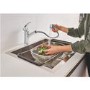 Grohe Eurosmart Chrome Single Lever Pull Out Spray Kitchen Mixer Tap