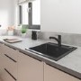 ALMOST PERFECT - Start OHM sink Dual Spray low spout Black