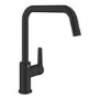 Grohe Quickfix Start Single Lever Monobloc Kitchen Mixer Tap - Black
