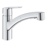 Grohe Start Quick Fix Single Lever Pull Out Monobloc Kitchen Mixer Tap - Chrome Grohe Start Quick Fix Single Lever Pull Out Monobloc Kitchen Mixer Tap - Chrome