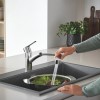Grohe Start Quick Fix Black Pull Out Kitchen Mixter Tap