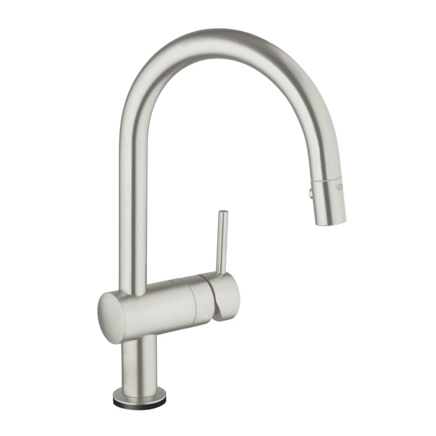 ONLY OPENED - Minta Touch Electronic Single Lever Kitchen Mixer Tap - SuperSteel