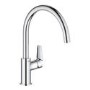 Grohe BauEdge Single Lever Monobloc Kitchen Mixer Tap - Chrome