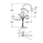 ONLY OPENED - Grohe BauEdge Single Lever Monobloc Mixer Kitchen Tap- Chrome