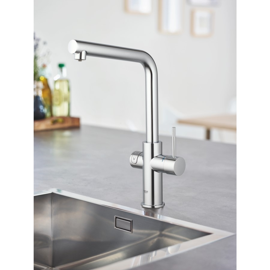 Grohe Blue Sparkling Water Smart Kitchen Tap - Chrome