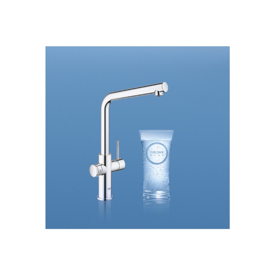 Grohe Blue Sparkling Water Smart Kitchen Tap - Chrome