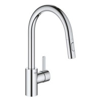 Grohe Eurosmart Chrome Single Lever Pull Out Kitchen Mixer Tap Grohe Eurosmart Chrome Single Lever Pull Out Kitchen Mixer Tap