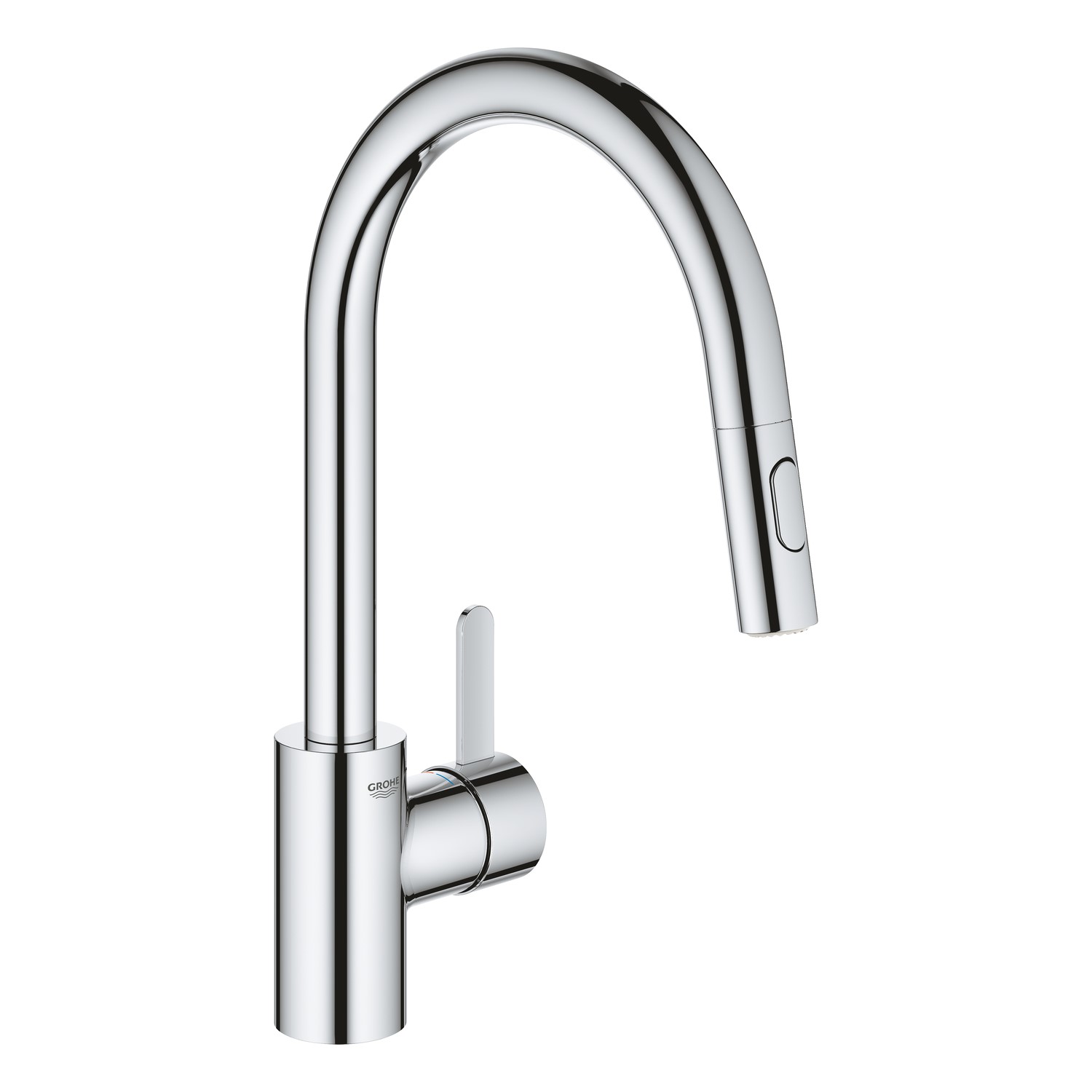C & L Clyro Polished Chrome Concealed Pull Out Tap 