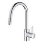 Grohe Eurosmart Chrome Single Lever Pull Out Kitchen Mixer Tap
