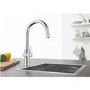 Grohe Chrome C-Spout Blue Home Duo Starter Kit with Pull out Spray