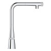 Grohe Zedra Chrome Single Lever Smart Control Pull Out Spray Kitchen Mixer Tap