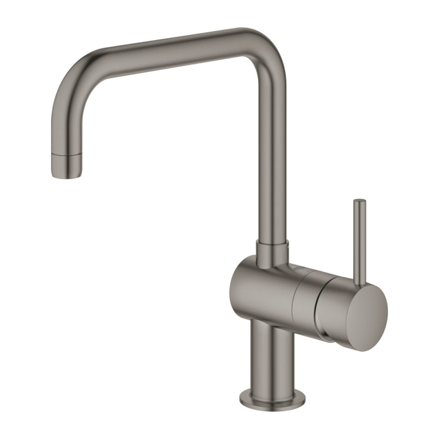 ONLY OPENED - Grohe Minta Single Lever Mixer Tap U-Spout - Graphite