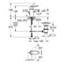 Grohe Eurosmart Cosmopolitan EcoJoy Basin Mixer Tap with Pop Up Waste