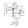 GRADE A1 - Grohe Eurosmart Basin Mixer Tap with Pop-up Waste - 33265002