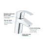 Grohe Eurosmart Cloakroom Basin Mixer Tap with Waste 