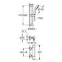 GROHE Precision Trend - Exposed Thermostatic Anti-Scald Shower Mixer