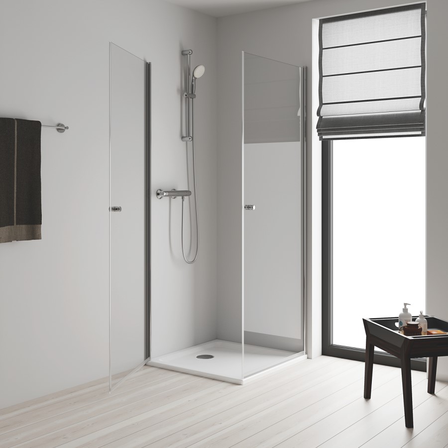 GRADE A1 - Grohe Grohtherm 1000 Thermostatic Shower Mixer and Kit