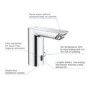 GRADE A1 - Grohe Bau Cosmopolitan Infrared Sensor Basin Mixer Tap