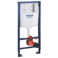 Grohe Rapid SL 1.13m 3 in 1 Set Support Frame for Wall Hung WC Grohe Rapid SL 1.13m 3 in 1 Set Support Frame for Wall Hung WC